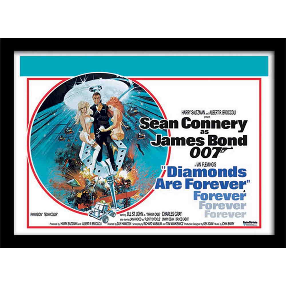 JAMES BOND ジェームズボンド - Diamonds are Forever 1 / インテリア額 - PGS